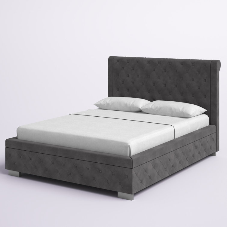 Nadine queen deals upholstered standard bed